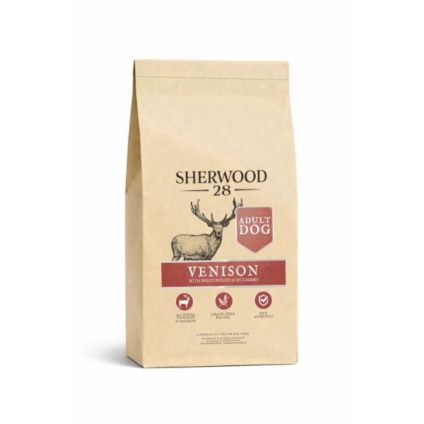 Bezzbożowa karma dla psa z jelenia Sherwood28