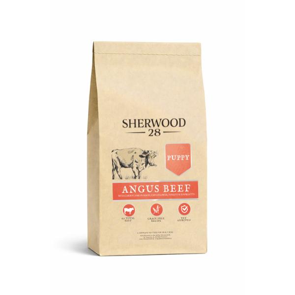 Bezzbożowa karma dla szczeniąt 65% wołowina monobiałkowa herwood28