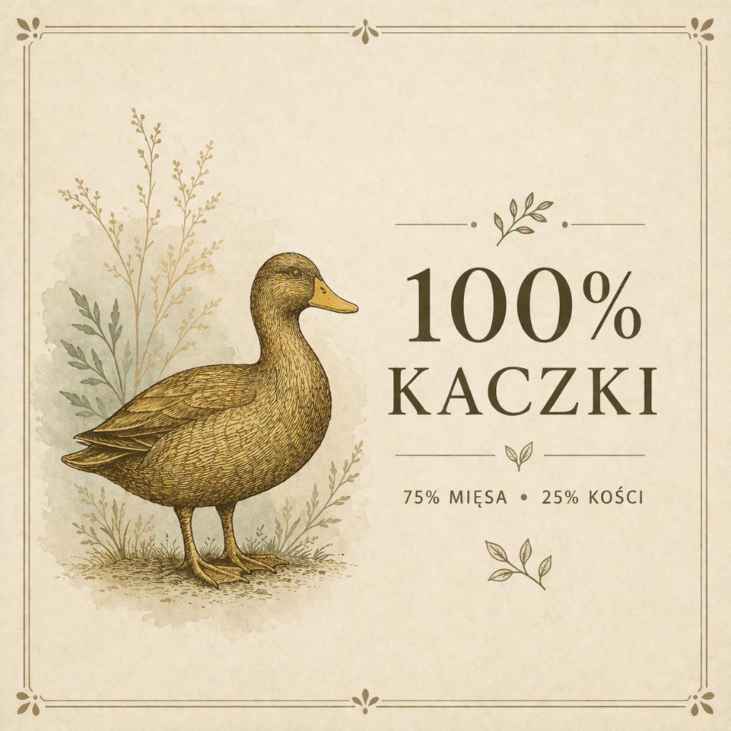 Monobiałkowe przysmaki dla psa z kaczki