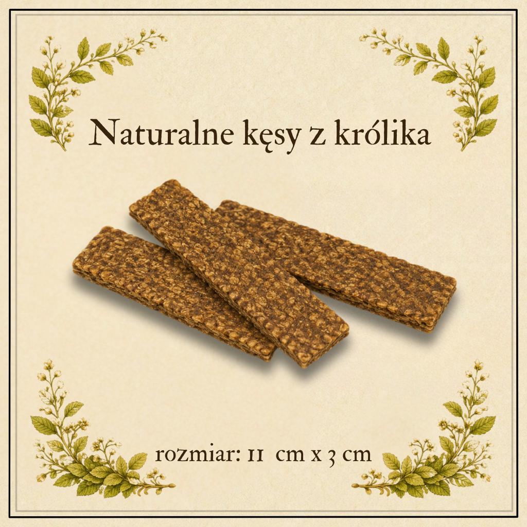 Naturalny przysmak dla psa z królika